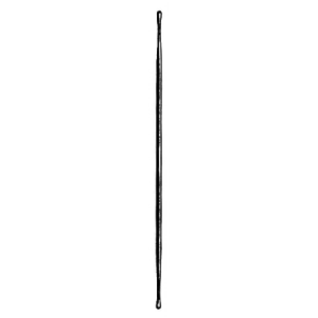 20.0024.14 Gümüş Prob, Butonlu, Çift Uçlu, 2mm, 14.5cm
