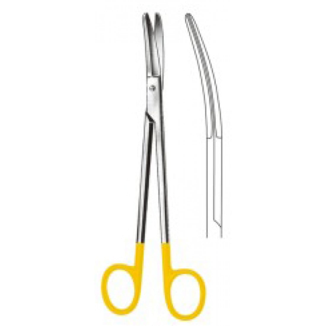 10.5424.17 PRINCE Tonsil Makası Eğri 17cm TC