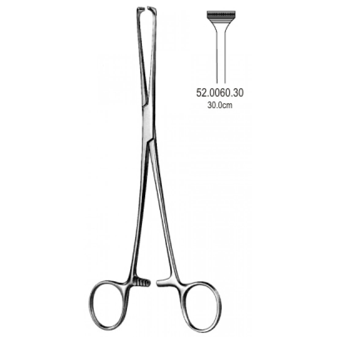 52.0060.30 Allis Doku Forsepsi Atravmatik 30cm