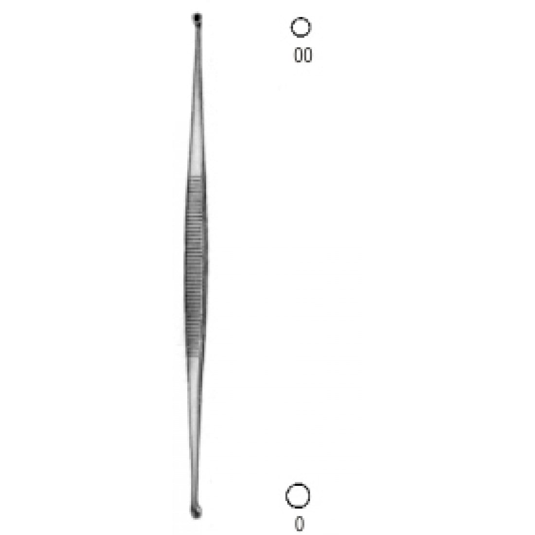 28.0370.01 Martini Çift Taraflı Küret 13.5cm Fig.00/0