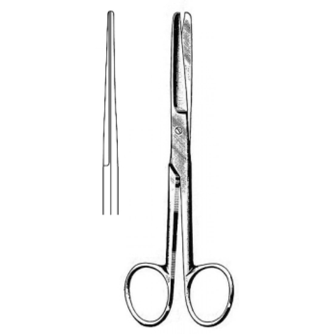 10.0034.14 Deaver Makas Düz Künt/Künt 14cm
