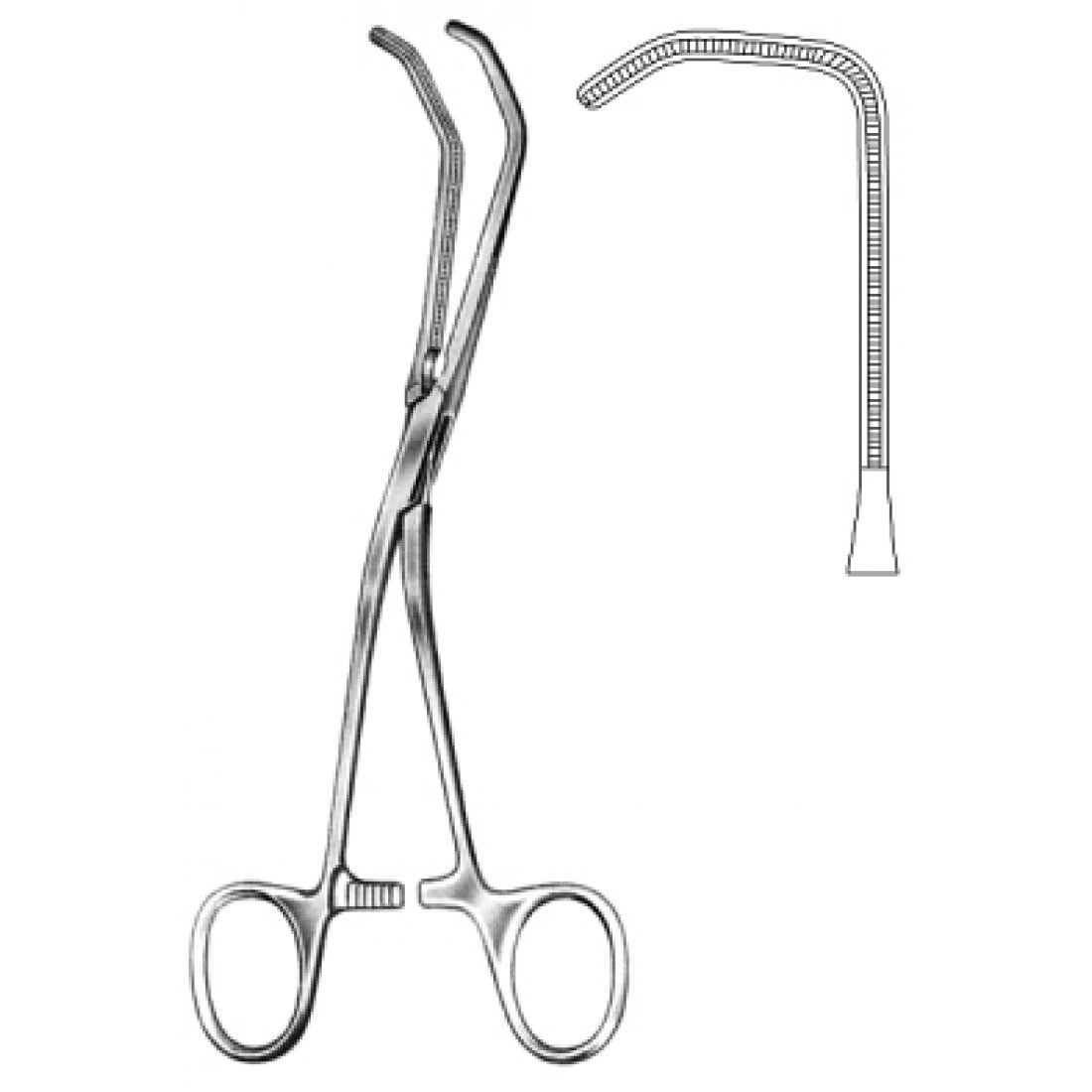 34.0256.16 DeBakey Reynolds Anastomoz Klemp 16.5cm