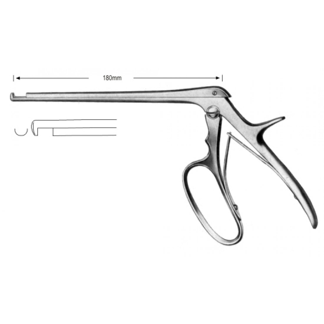 46.0304.02 Ferris Smith Kerrison Panç 3x5mm Aşağı Doğru Kesim