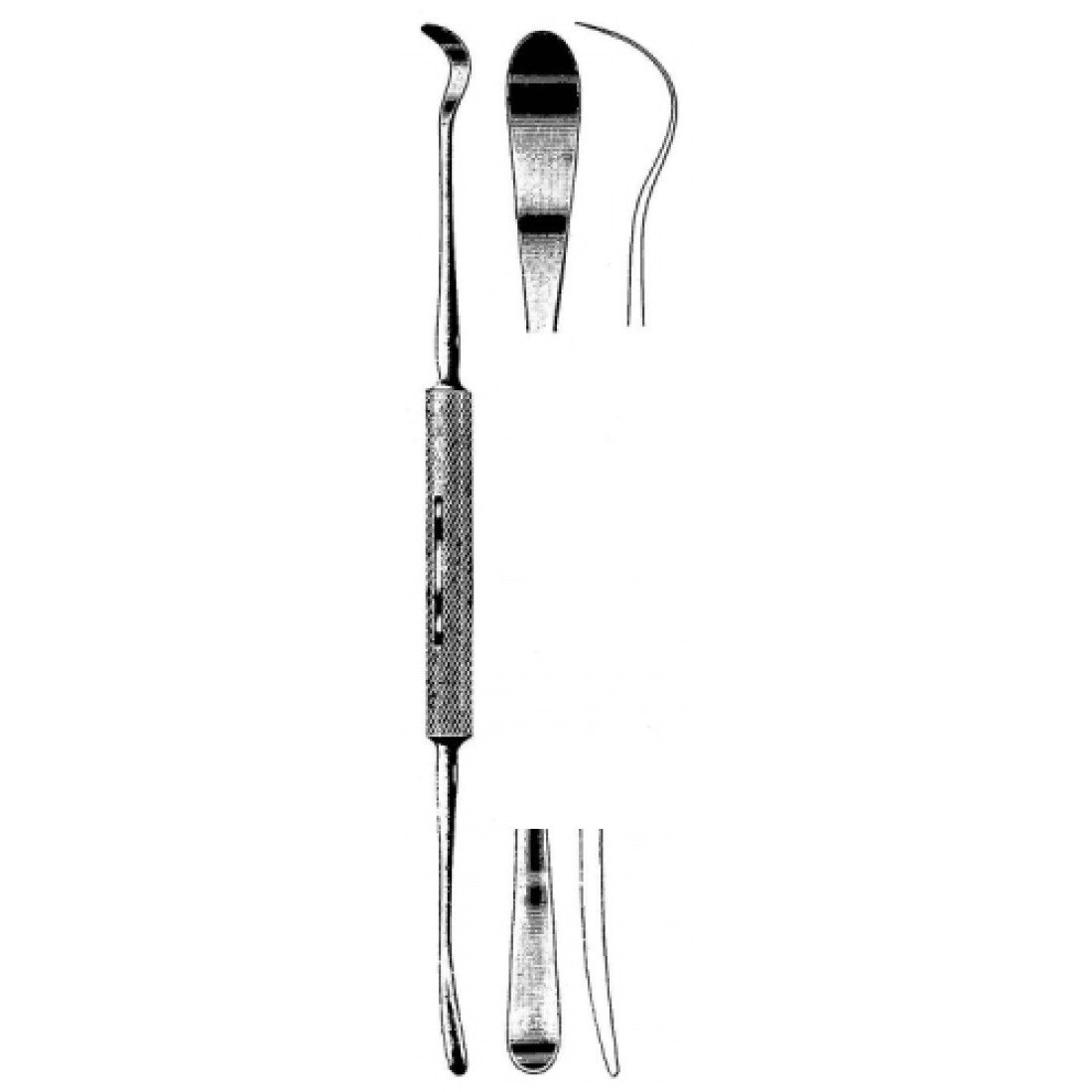 50.0140.24 Carpenter Tonsil Bıçağı ve Enükleatör 24cm