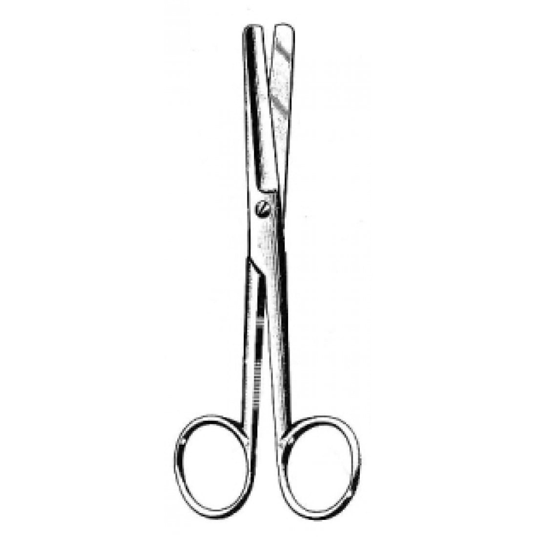 10.0670.16 Busch Göbek Kordonu Makas Künt/Künt Düz 16cm