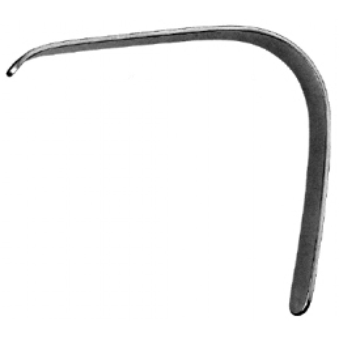 48.0210.22 LACK Dil Basacağı Eğri 22mm, 10cm