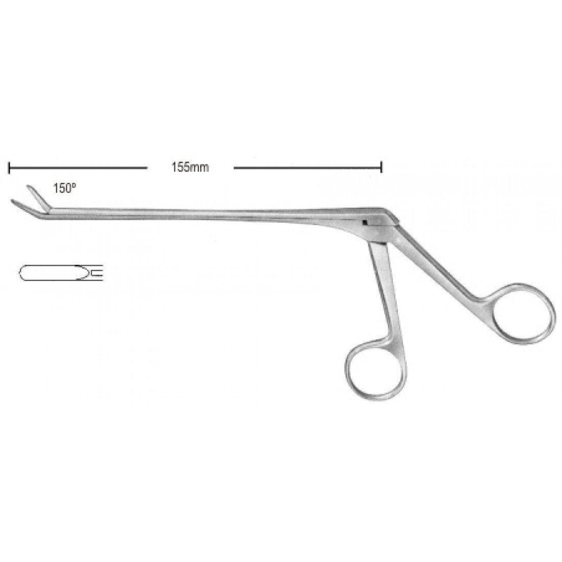 30.0642.03 Caspar Laminektomi Ronjur Yukarı Doğru 150ø, 3mm 15.5cm