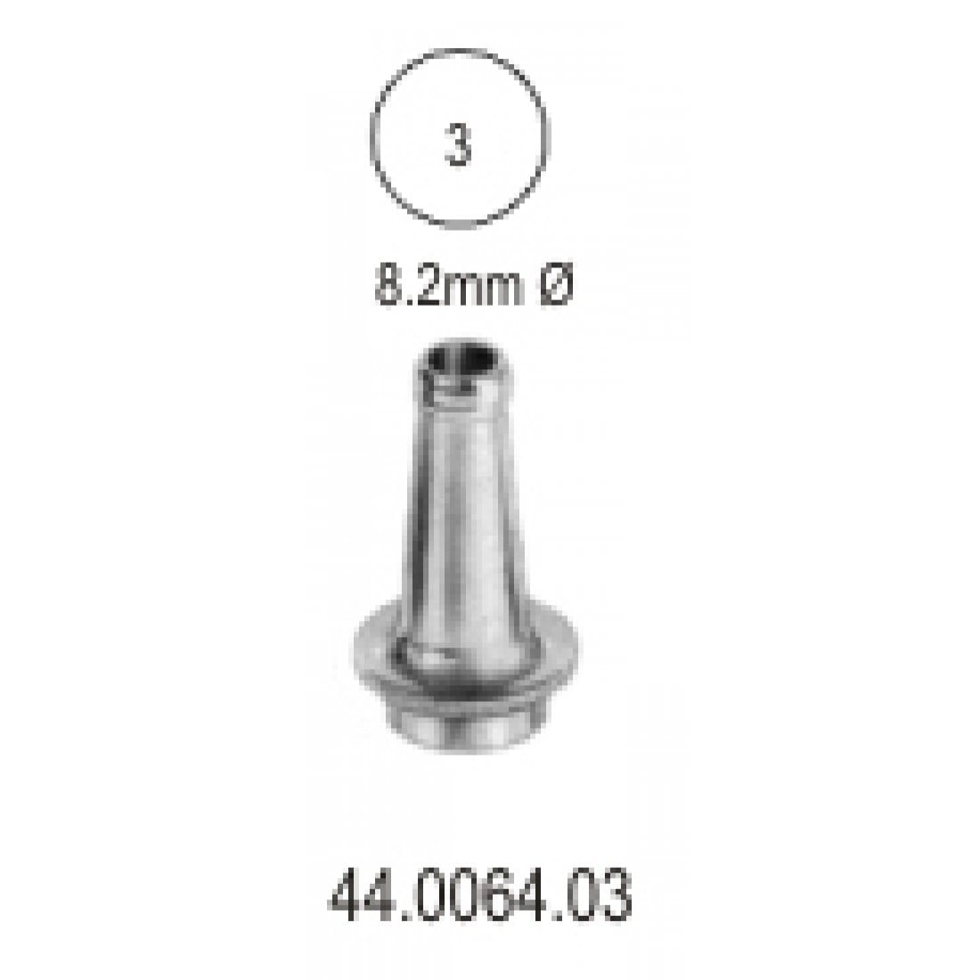 44.0064.03 Bruenings Kulak Spekulumu 8.2mm Fig.3