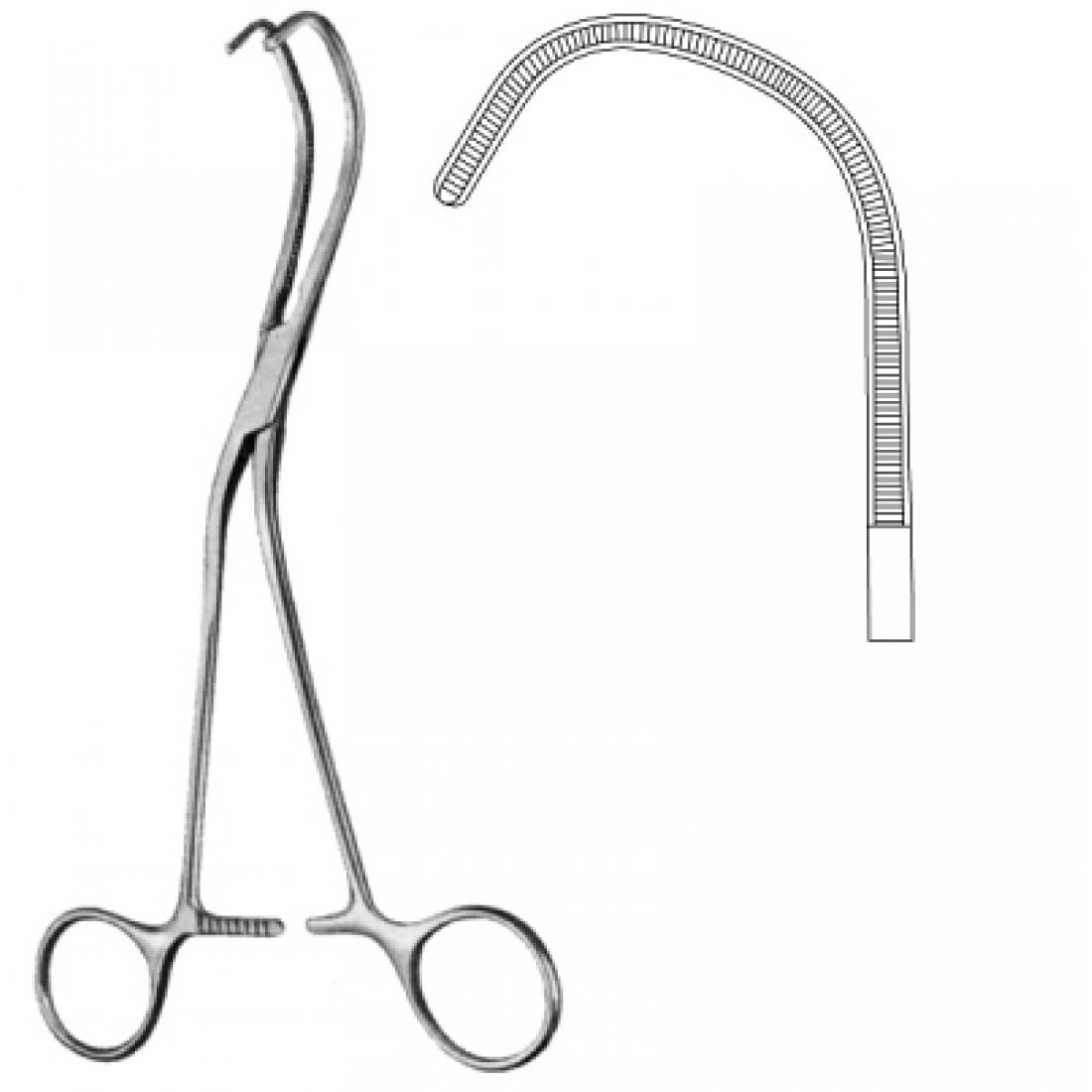 34.0226.21 Lambert-Kay Anastomoz Klemp Atravmatik 21cm
