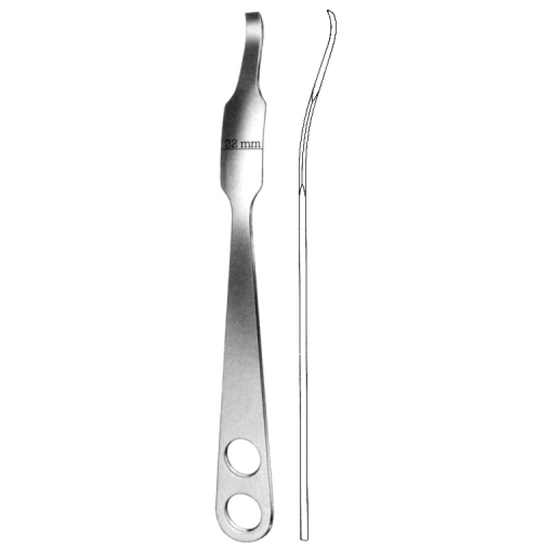 28.0694.22 Hohmann Kemik Levyesi 22x250mm