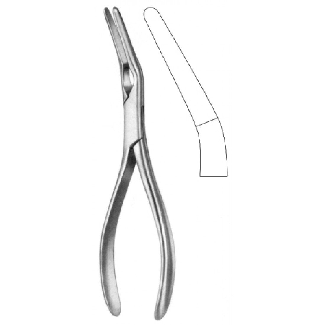 46.0834.23 Asch Septum Forseps 23cm