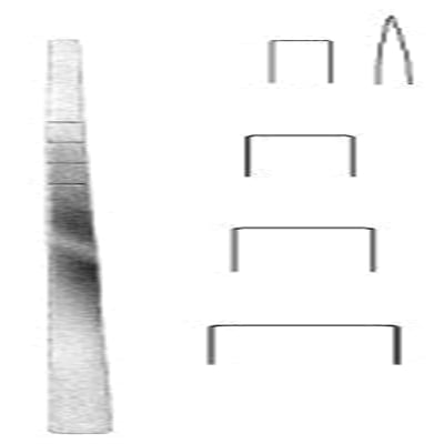 46.0622.10 Cottle Osteotom Düz 10mm, 18cm