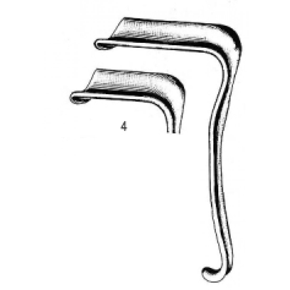 60.0084.04 Eastmann Vajinal Spekulum 75x40mm