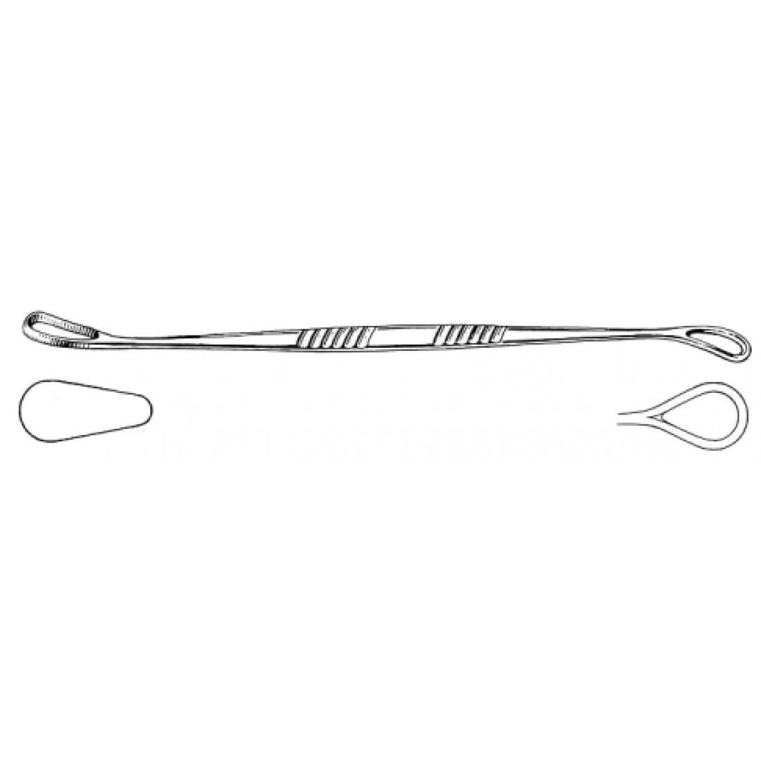 60.0902.25 Sims Rahim Küreti Çift Taraflı Keskin/Künt 25cm