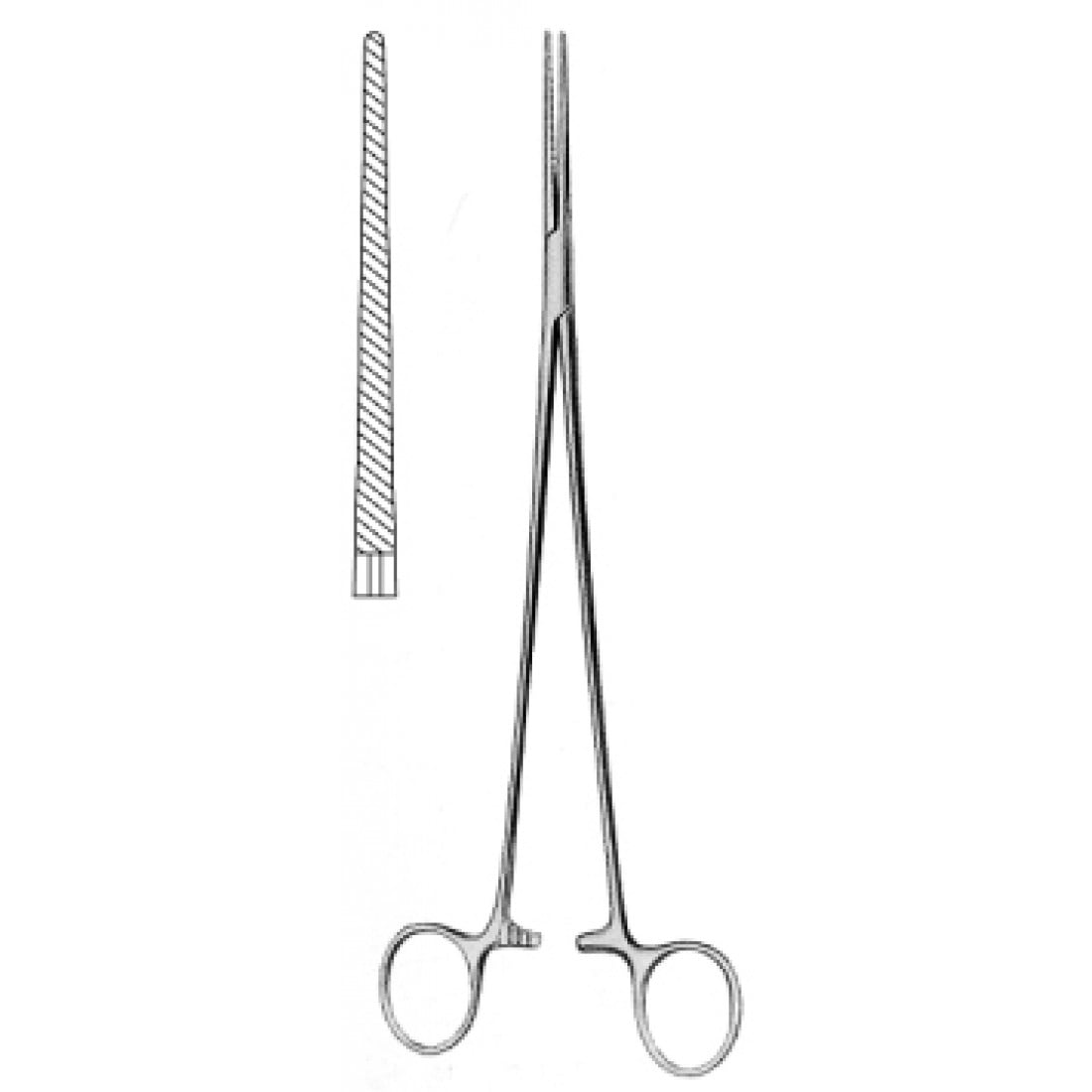 14.0300.26 Bengolea Hemostatik Forseps Düz 26cm