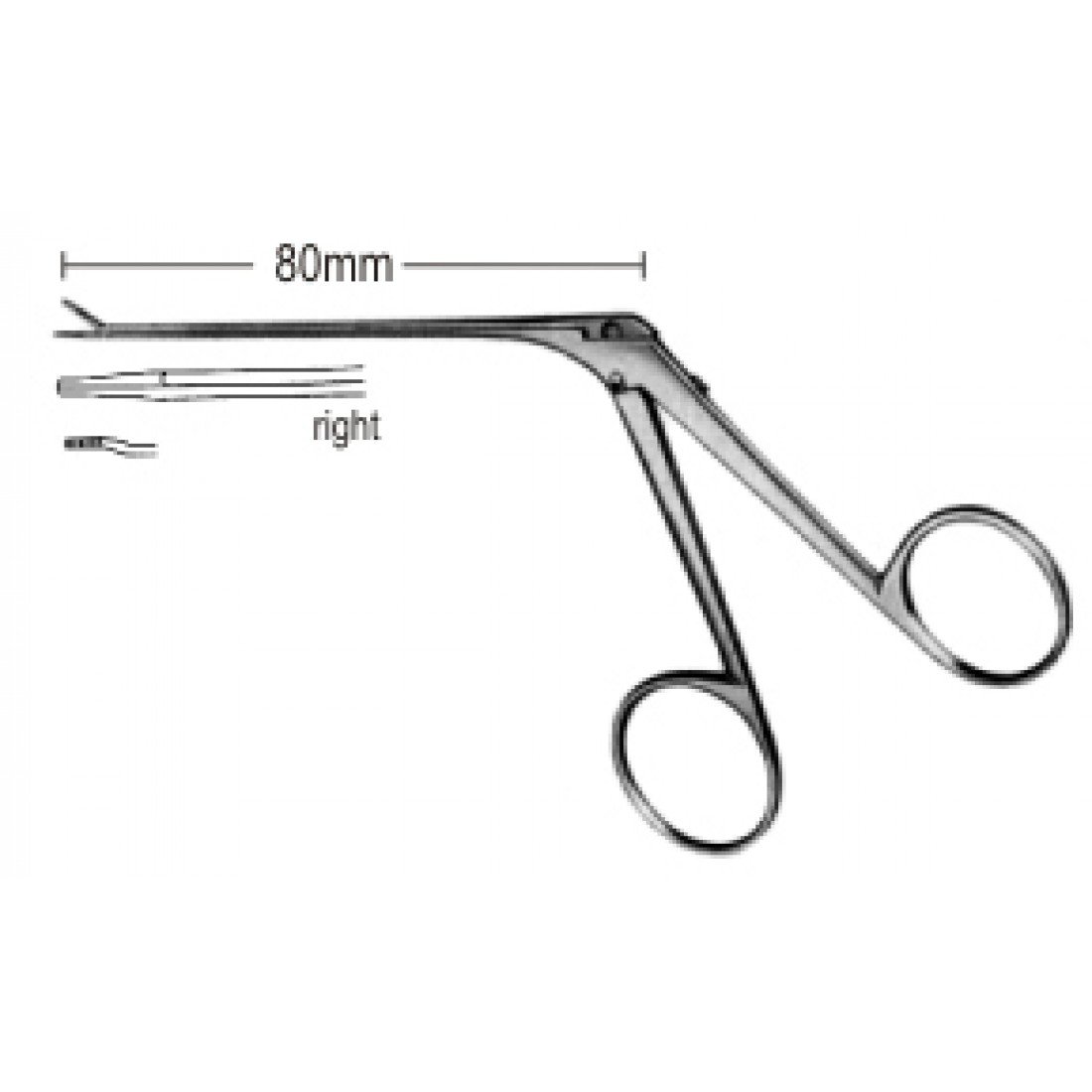 44.0144.02 Juers  Forseps Sağ 8cm