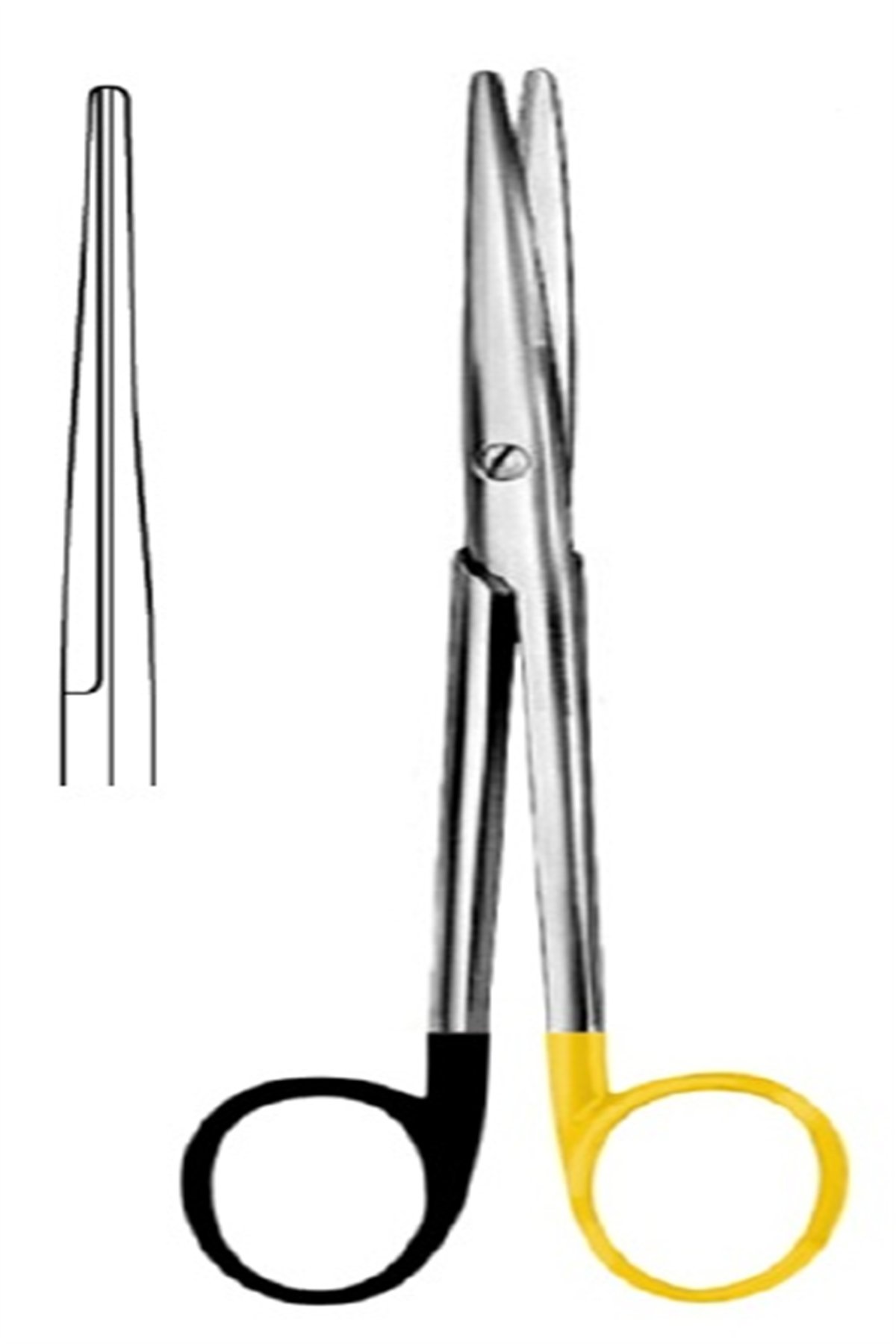 09.5308.16 Mayo Lexer Operasyon Makası Düz 16cm S/CUT, TC