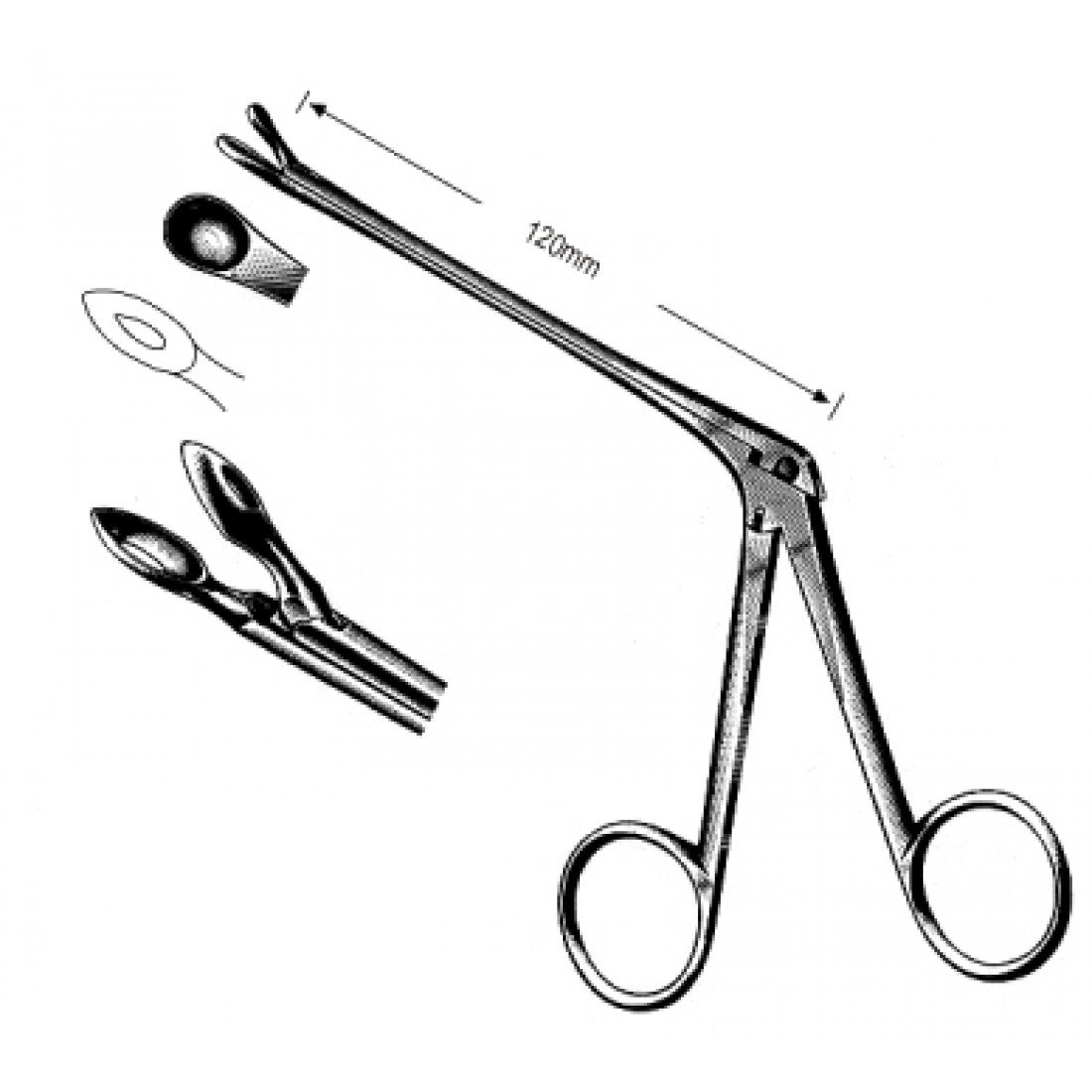 46.0224.12 Weil Nazal Forseps 19cm