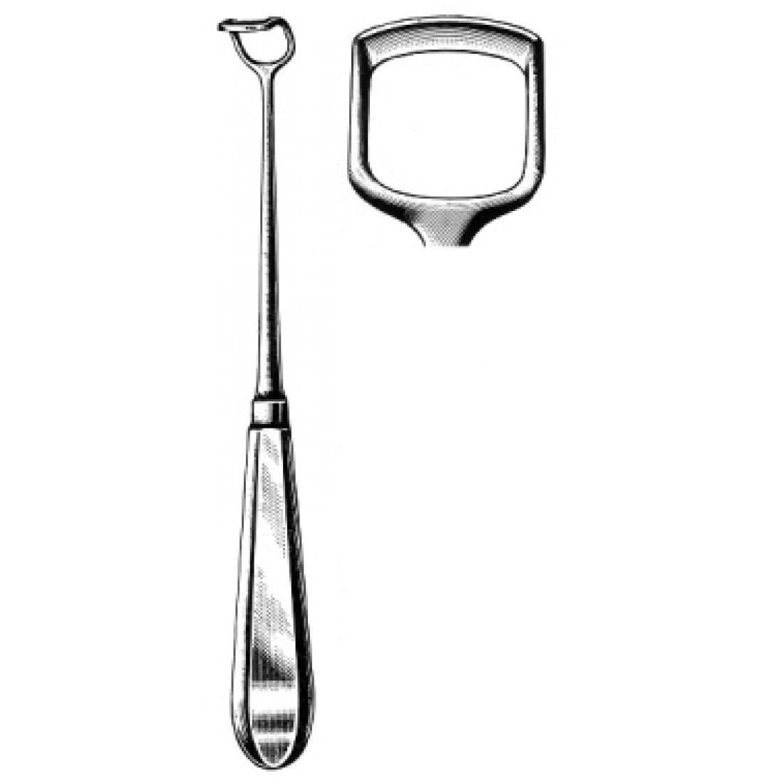 46.0852.06 Beckmann Adenoid Küret 23mm  22cm Fig.6