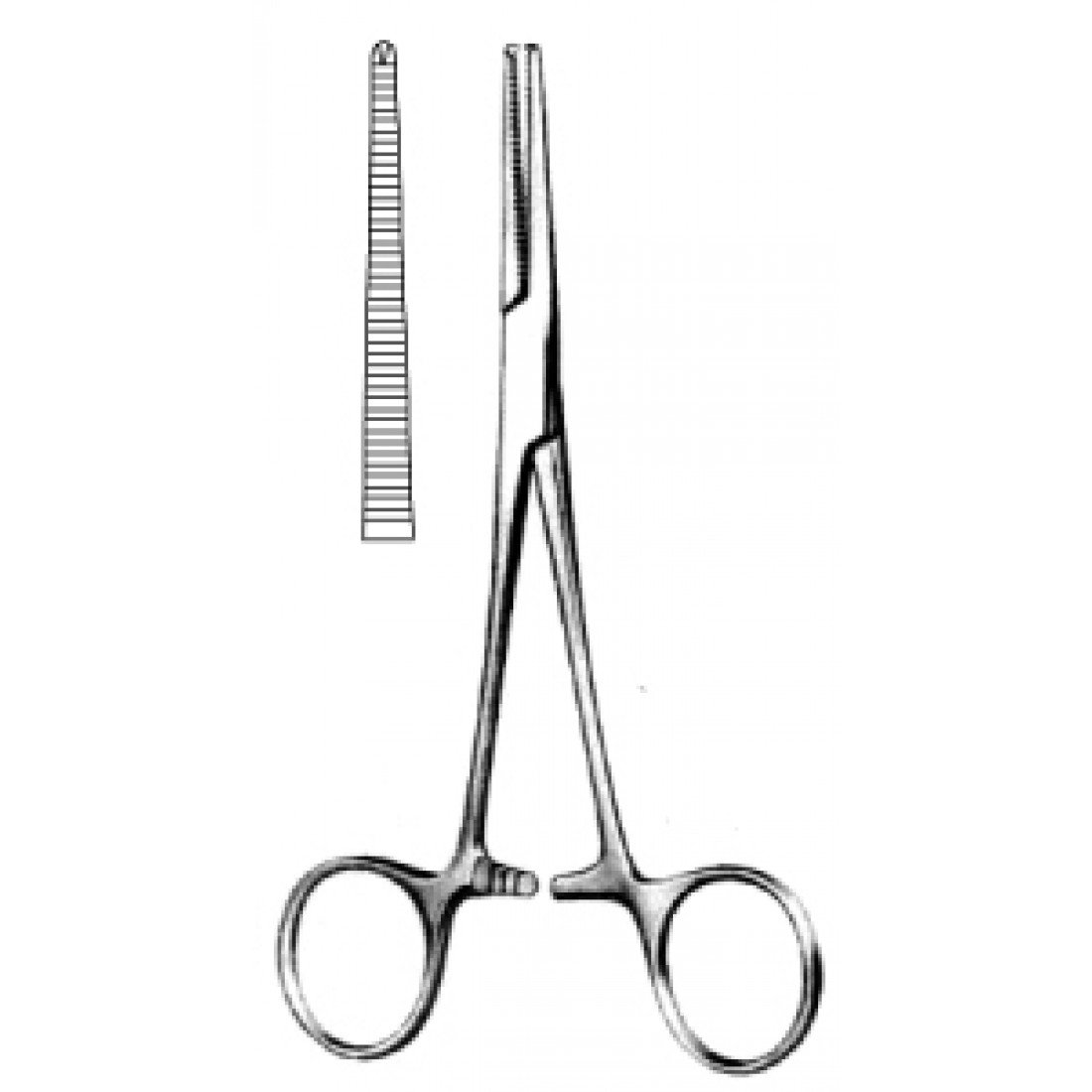 14.0246.18 Kocher Nippon Hemostatik Forseps Düz 18cm
