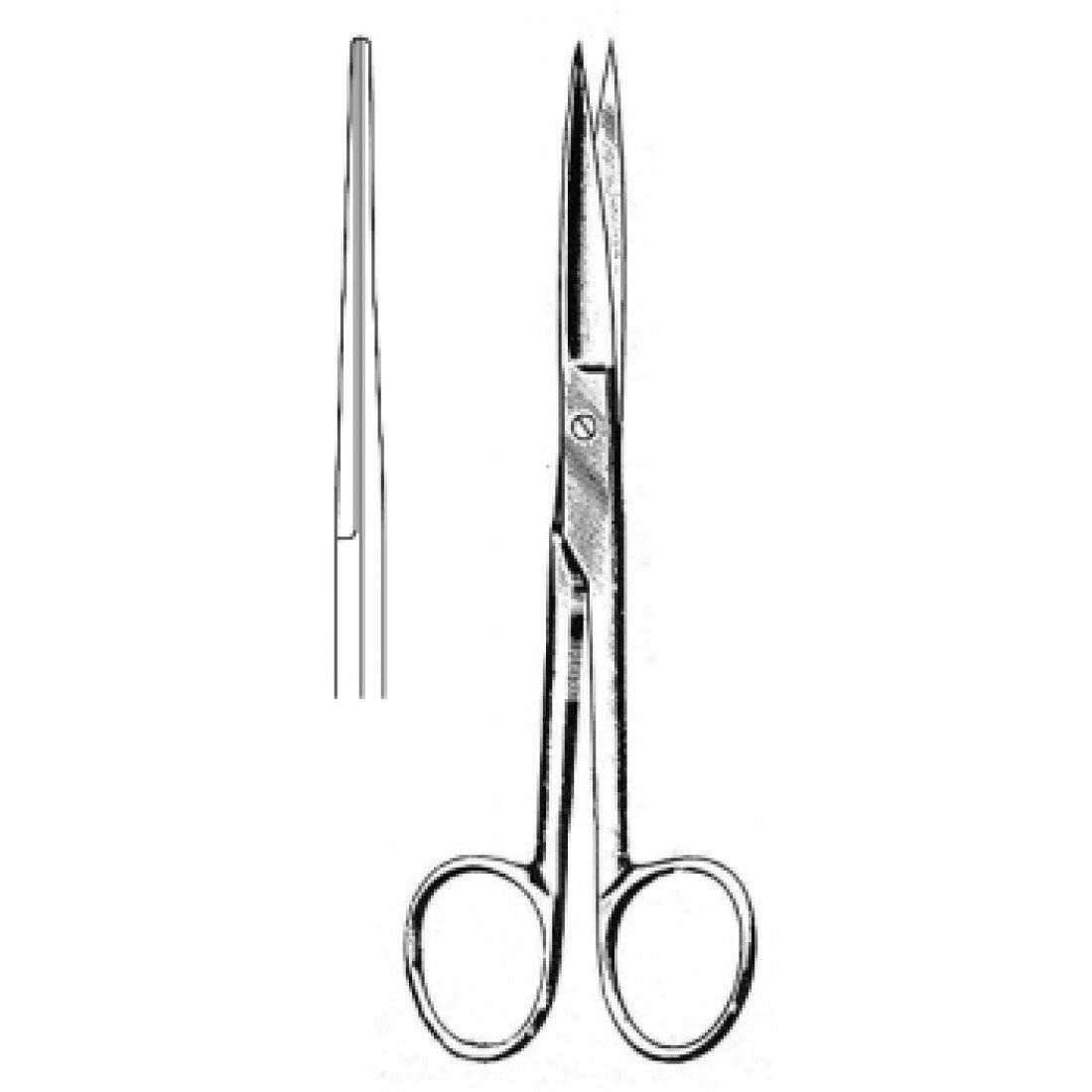 10.0038.14 Deaver Makas Düz Keskin/Keskin 14cm