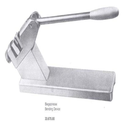 26.0156.00 Plak Bükme Presi  43.5cm