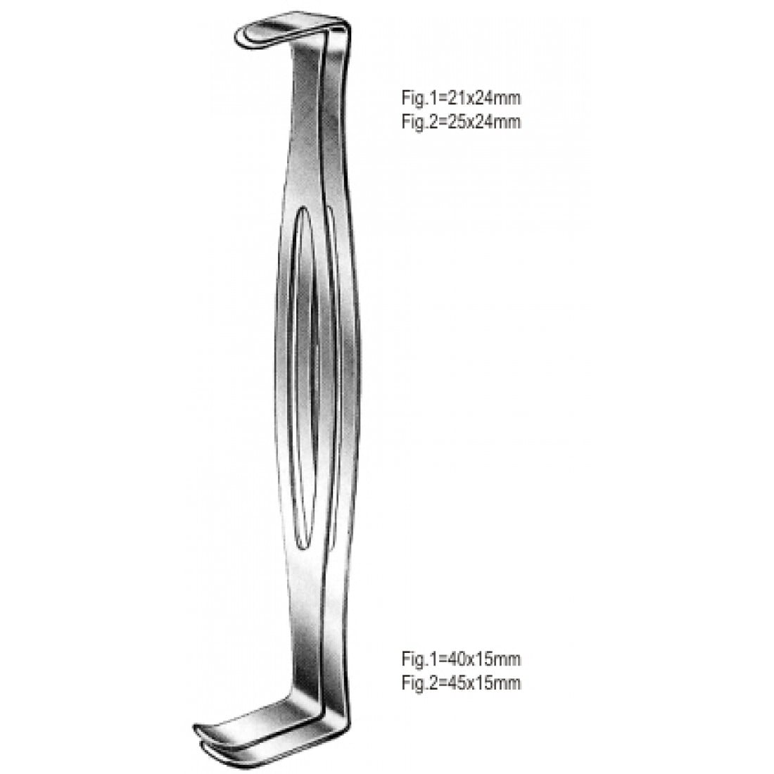 18.0018.01 US Army Parker Langenbeck Ekartör Çift Taraflı 21cm Fig.1