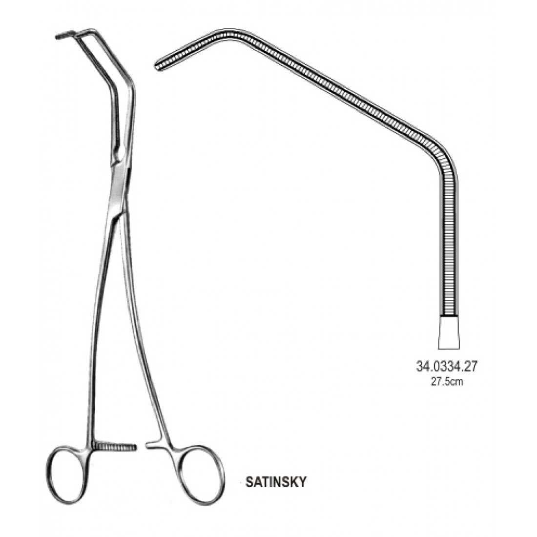 34.0334.27 Satinsky Tanjansiyel Oklizyon Klemp 27.5cm