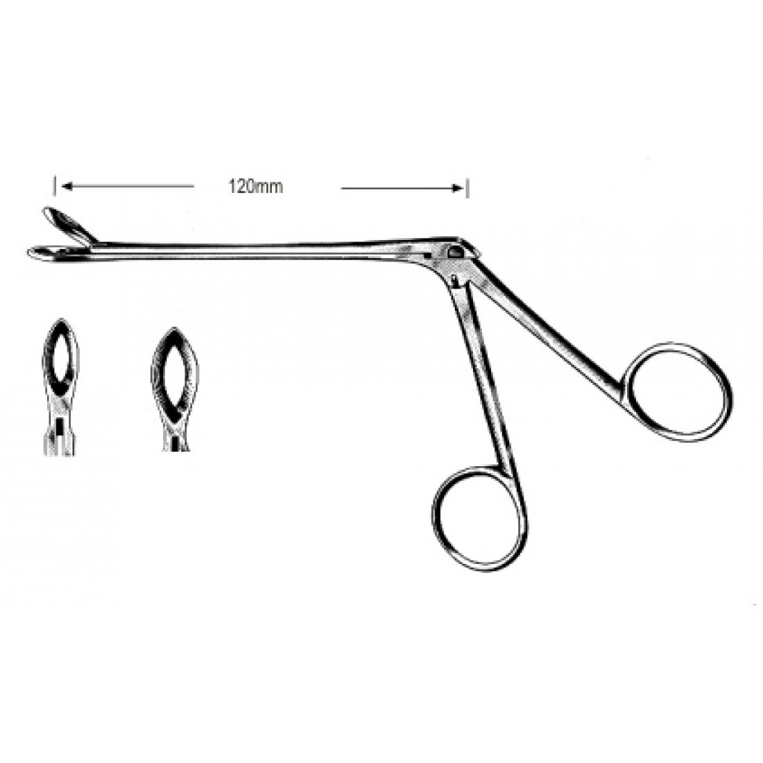 46.0242.05 Weil-Blakesley Forseps  Fig.5, 120mm, 19cm