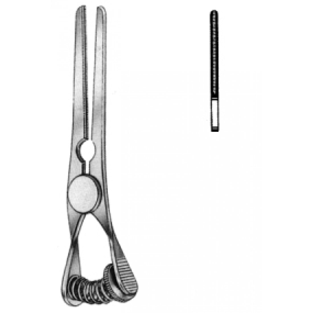 34.0064.05 Glover Buldog Klemp Atravmatik Düz  5.0cm