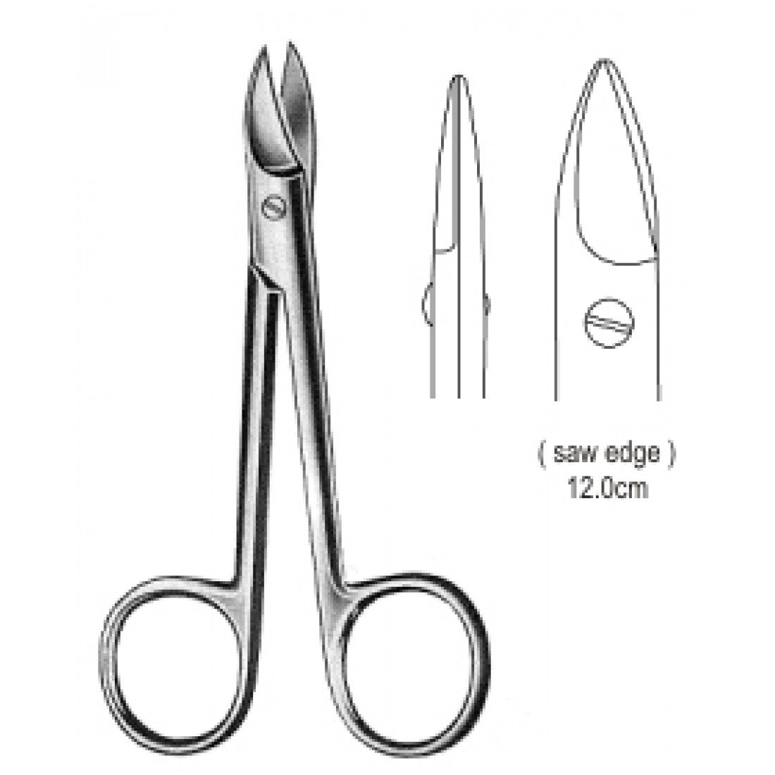 10.0814.12 Special Makas Düz 12cm 