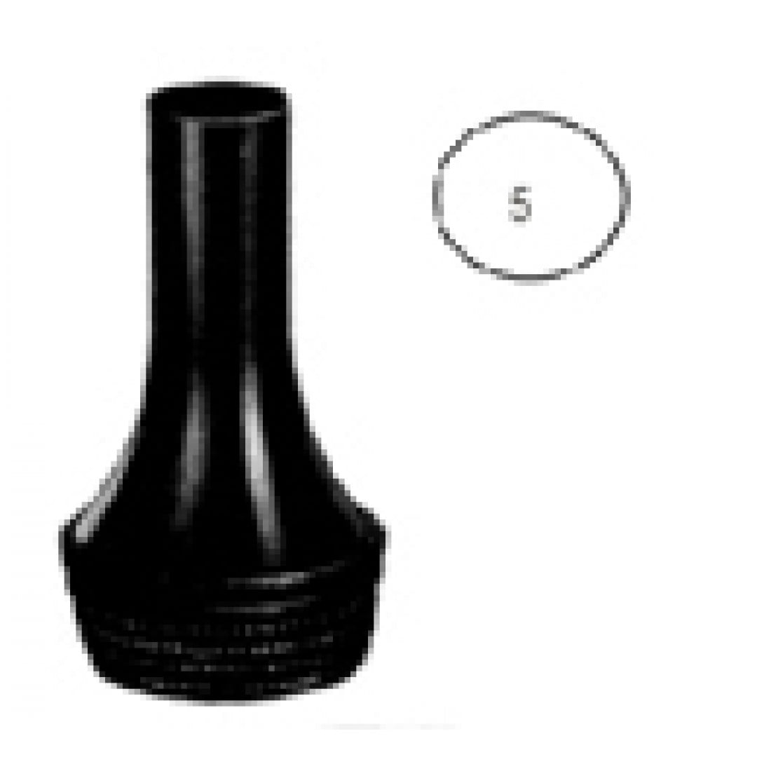 44.0050.05 Zoellner Kulak Spekulumu 9.5x10.5mm,  Fig.5, Siyah