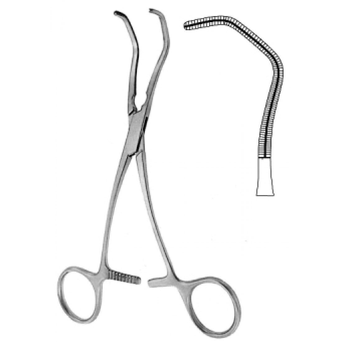 34.0524.16 Cooley Çok Amaçlı Aort Klemp 16cm