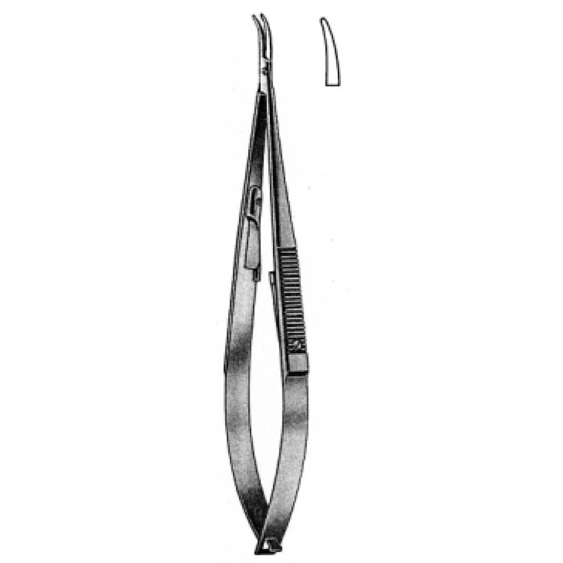 22.0305.16 Castroviejo Portegü Eğri Kilitli 16cm