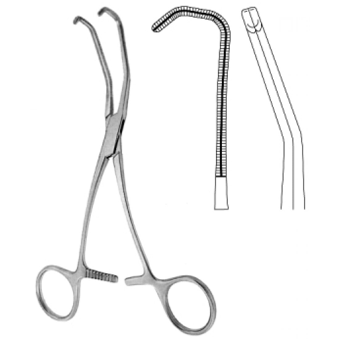 34.0520.17 Cooley Çok Amaçlı Aort Klemp 17cm