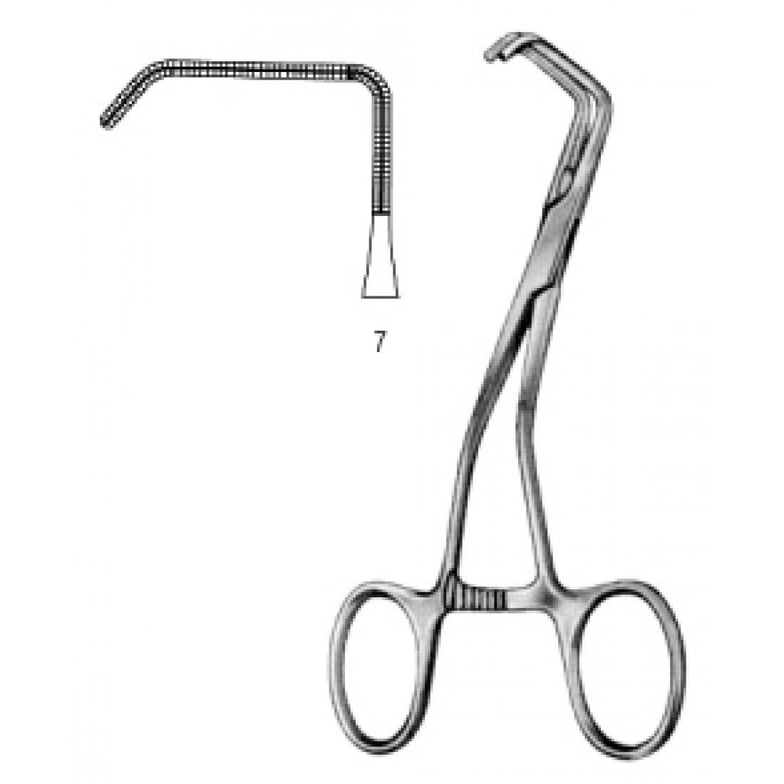 34.0634.07 Yenidoğan & Çocuk Klemp Eğri İnce Fig.7 13cm