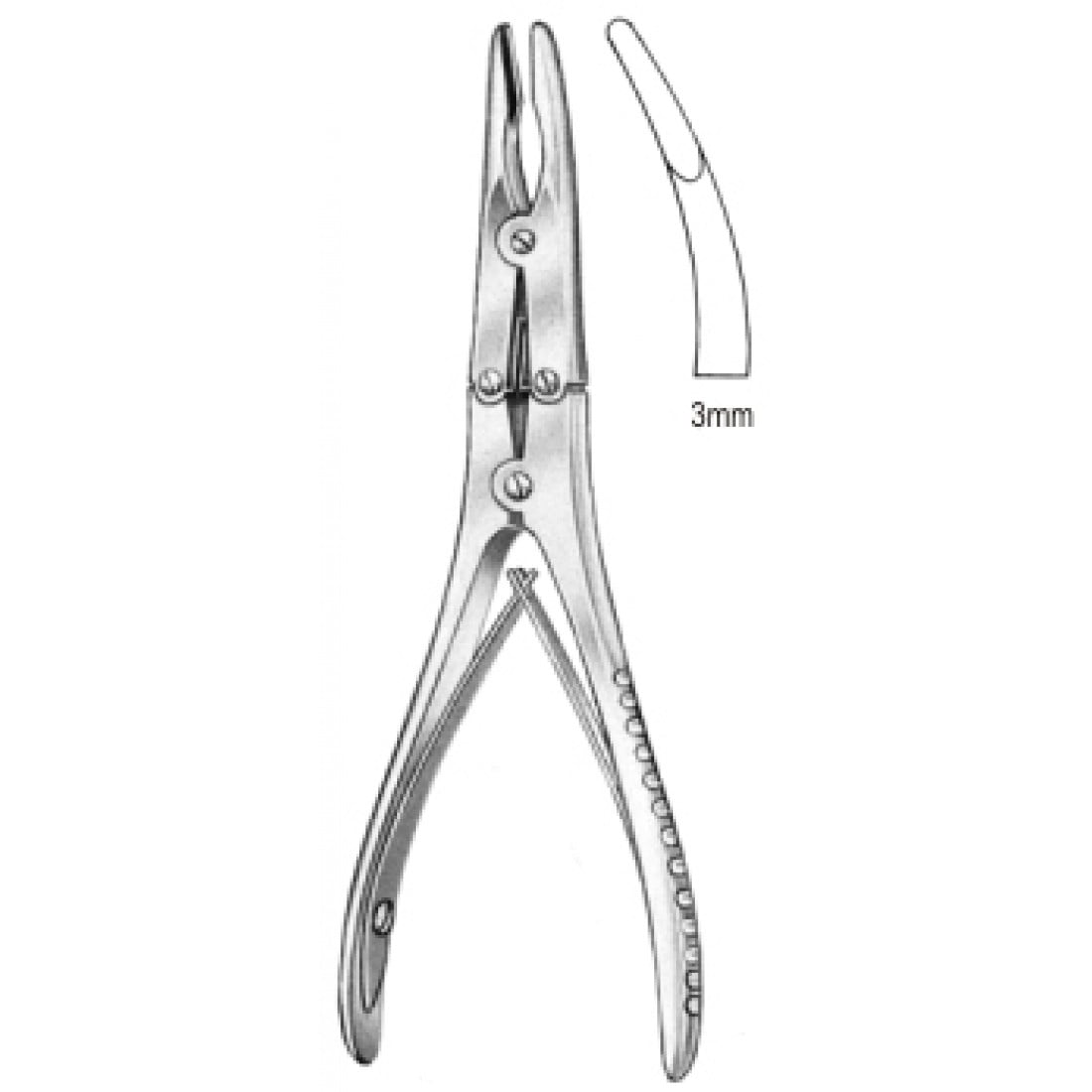 28.1260.15 Kleinert Kutz Sinevektomi Ronjur 3mm, 15cm