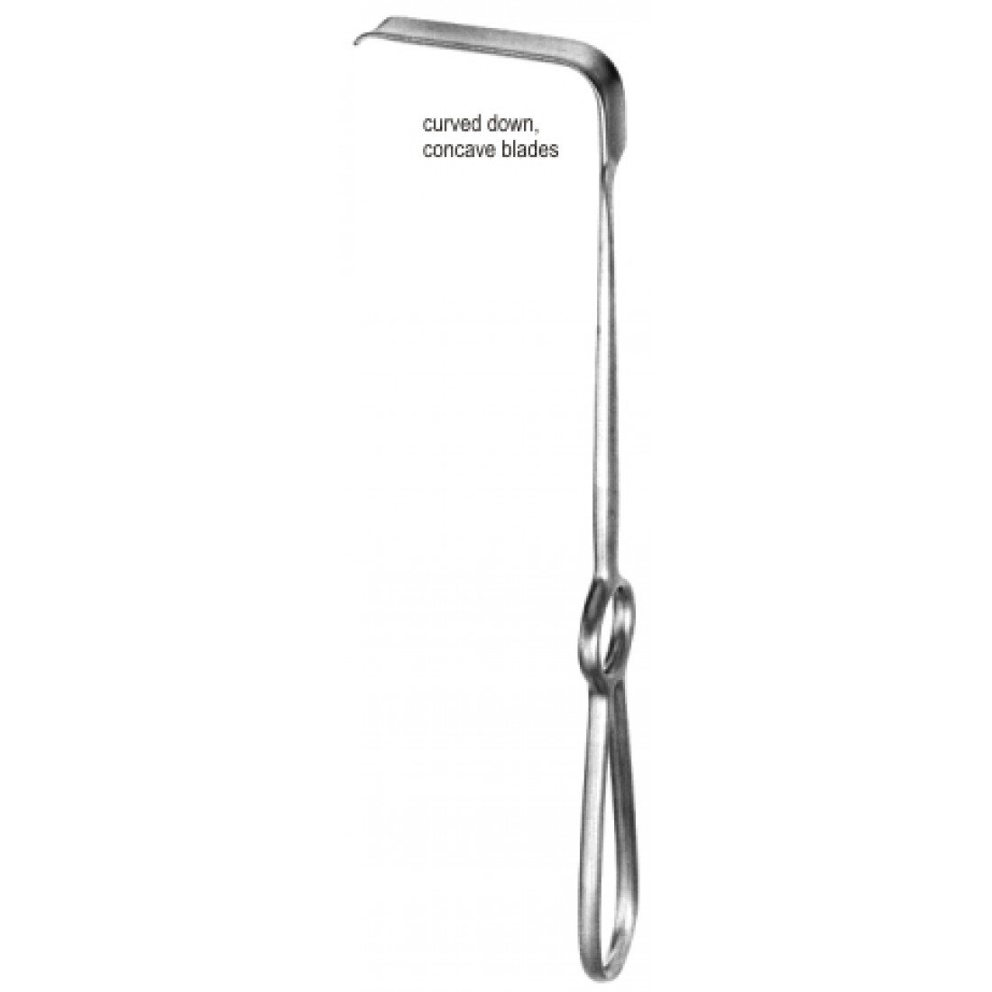 49.0104.42 Obwegeser Yumuşak Doku Ekartörü Aşağı Doğru 10x42mm, 22cm