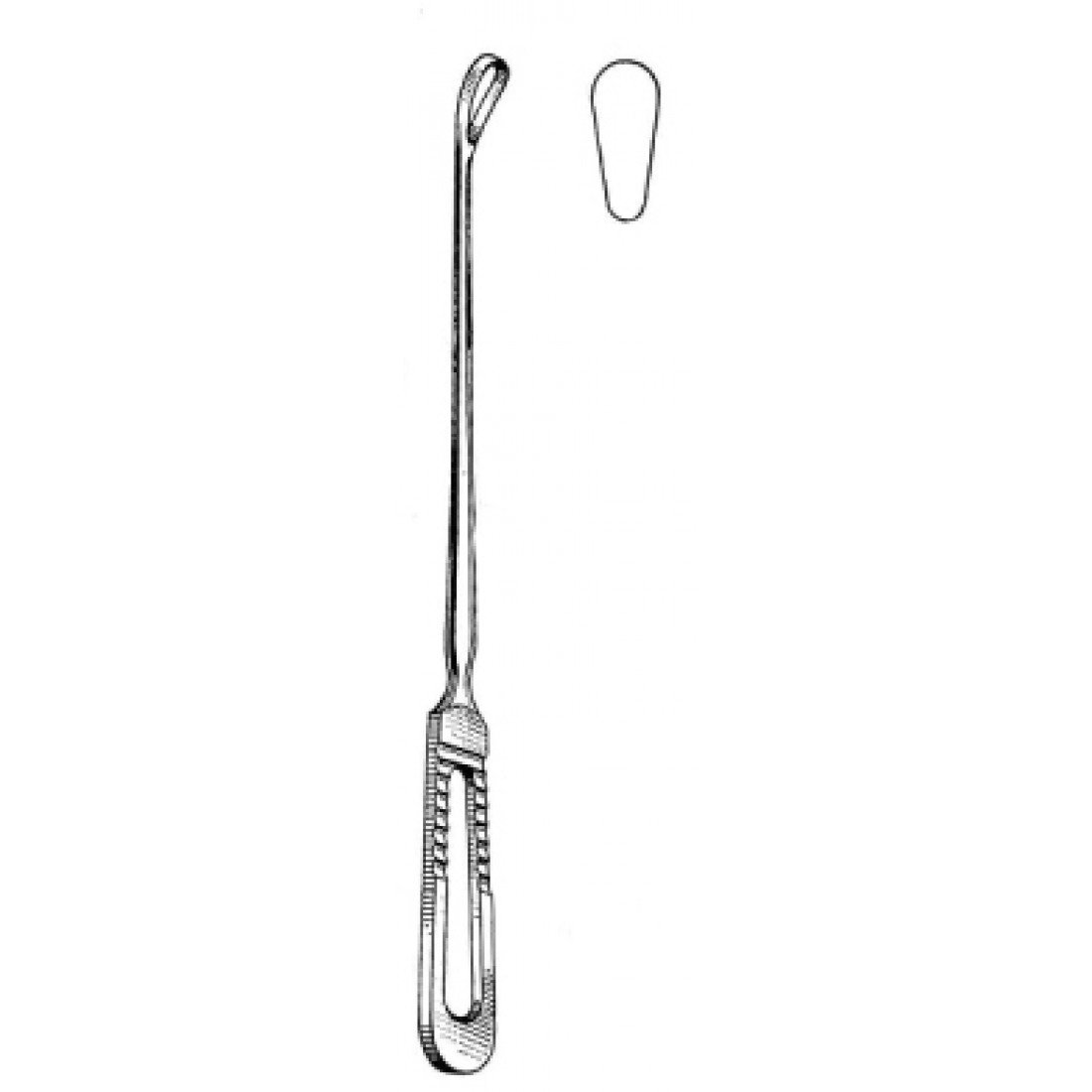 60.0884.01 Sims Küret  Keskin 25cm Fig.1