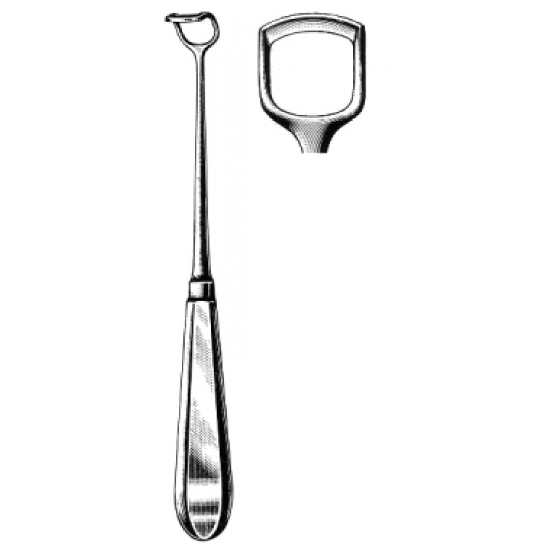 46.0852.03 Beckmann Adenoid Küret 17mm  22cm Fig.3