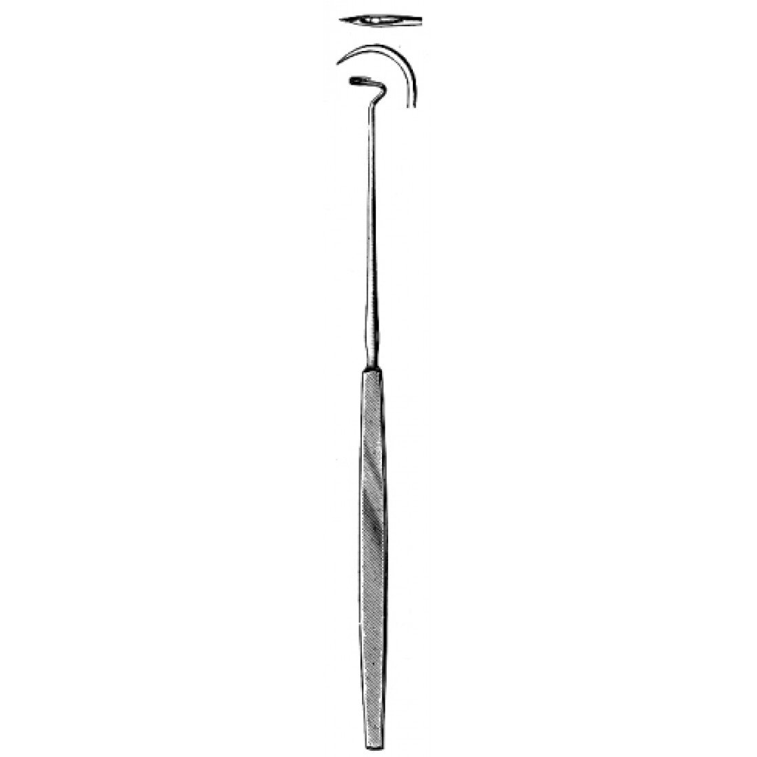 50.0050.22 Dupuy Weiss Tonsil İğnesi Sağ 22cm