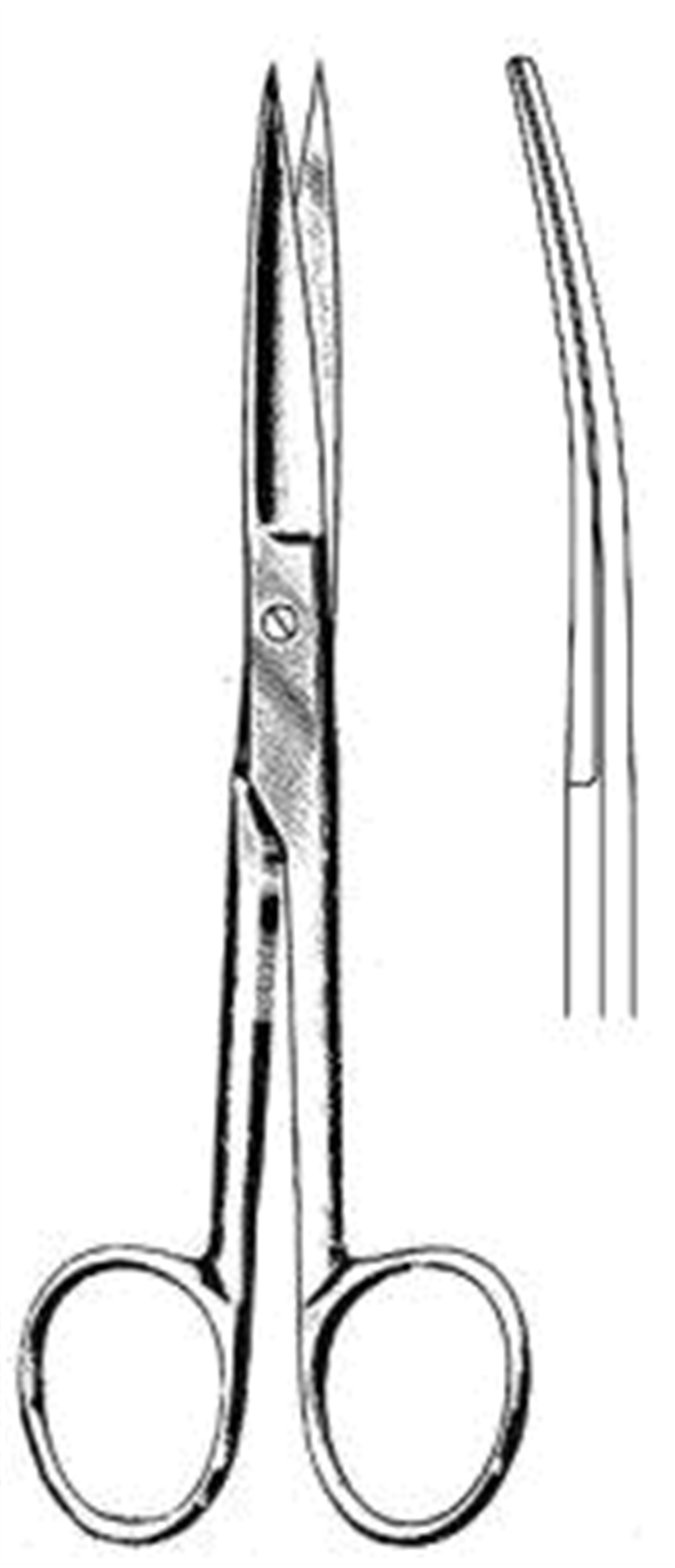 Deaver Makas Eğri Keskin/Keskin 14cm