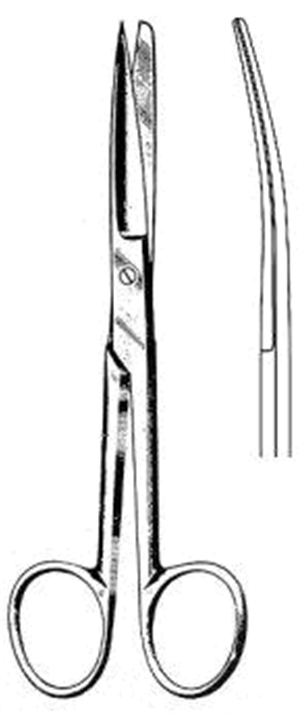 Deaver Makas Eğri Keskin/Künt 14cm