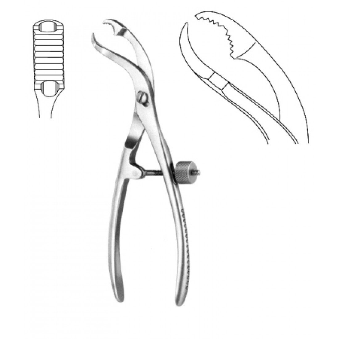 28.1090.26 Kemik Tutma Forsepsi 26cm