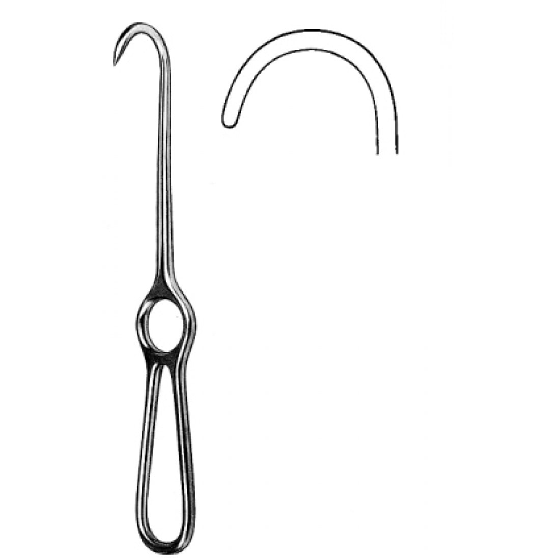 18.0266.20 Volkmann Kemik Kanca Ekartör Künt 20cm