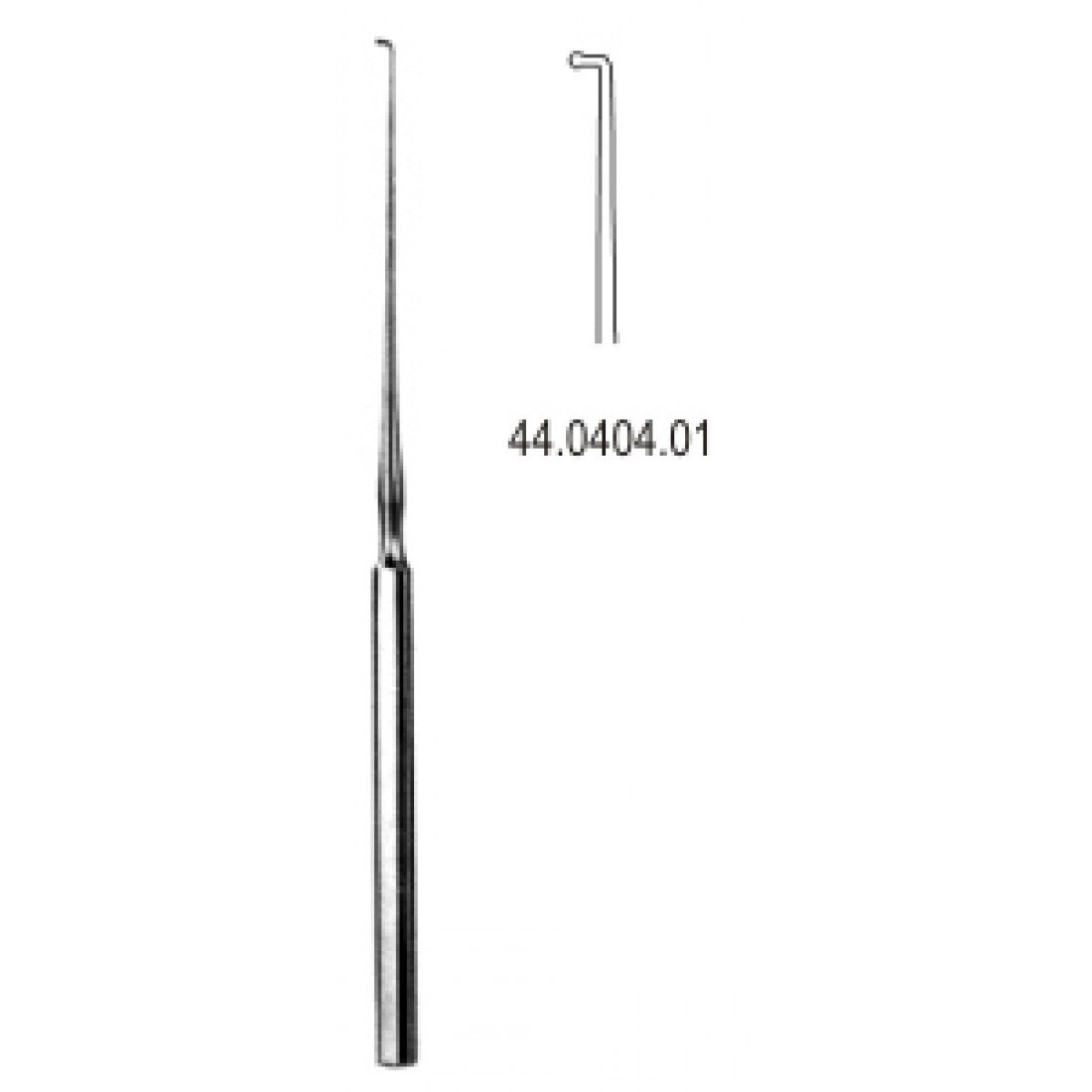 44.0404.01 Lucae Kulak Kancası Düğmeli 14cm Fig.1
