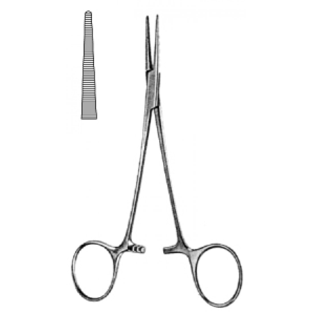 14.0110.14 Crile Hemostatik Forseps Düz  14cm