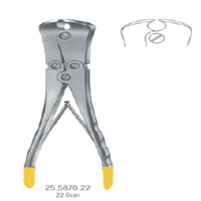 25.5870.22 Tel Kesici  (2.5mm'ye Kadar) , 22cm TC