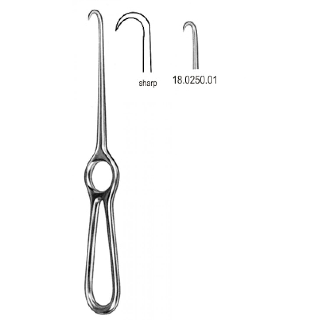 18.0250.01 Volkmann Ekartör Keskin 1 Dişli 21.5cm
