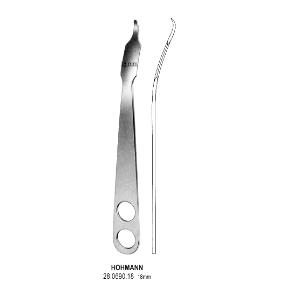 28.0690.18 Hohmann Kemik Levyesi 18mmx236mm
